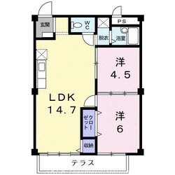 シティハイツ池田の物件間取画像